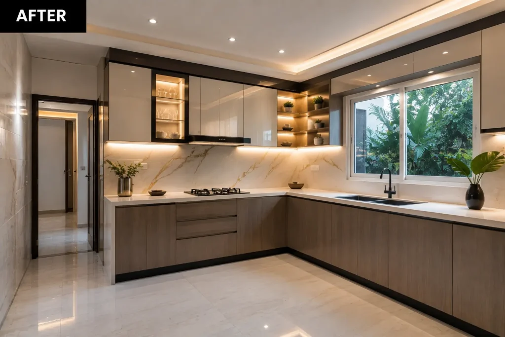 kitchen renovation dubai after